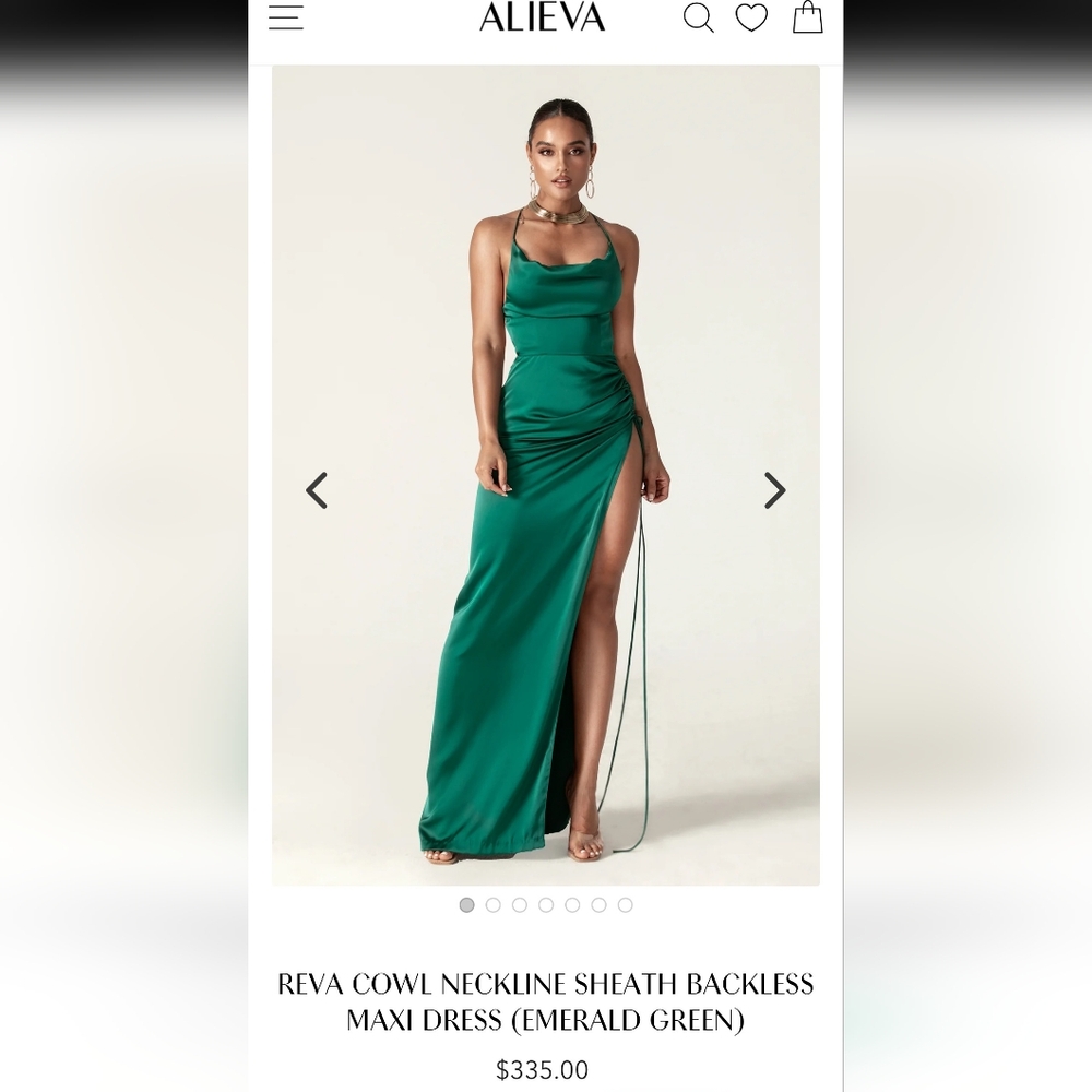 Cowl neck maxi dress